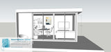 Backyard office, studio shed, tiny home, homeless shelter, Vancouver/Surrey 6x6, 7x7, 8x8, 8x10, 8x12, 10x12 CH000108