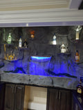 indoor bar waterfall