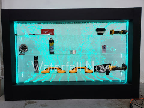 LED Bubble Wall Bar Acrylic Shelf - 120cm x 180cm - RGB