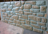 rough field stone scenic panel wall