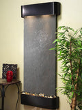 Wall Fountain - Inspiration Falls - Black FeatherStone - Blackened Copper - Rounded - ifr1511__44097b