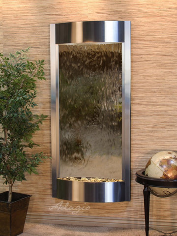 Wall Fountain - Pacifica Waters - Bronze Mirror - Stainless Steel - pwa20412