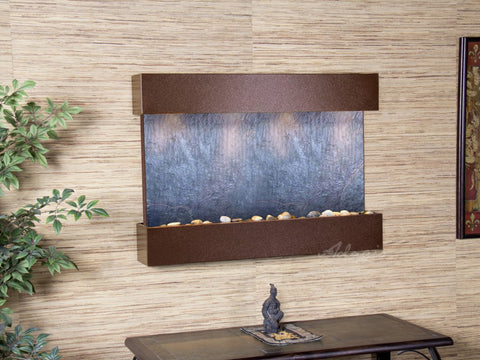 Wall Fountain - Reflection Creek - Black FeatherStone - Copper Vein - rcs5011
