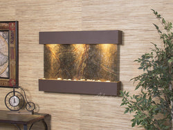 Wall Fountain - Reflection Creek - Rainforest Green Marble - Woodland Brown - rcs3705