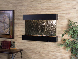 Wall Fountain - Reflection Creek - Silver Mirror - Blackened Copper - rcs1540