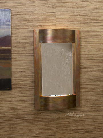 Wall Fountain - Serene Waters - Bronze Mirror - Rustic Copper - swa10412