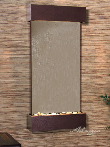 Wall Fountain - Whispering Creek - Bronze Mirror - Woodland Brown - wcs50412