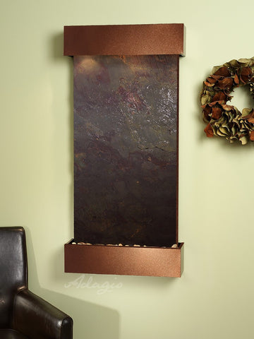 Wall Fountain - Whispering Creek - Multi-Color FeatherStone - Copper Vein - wcs3714