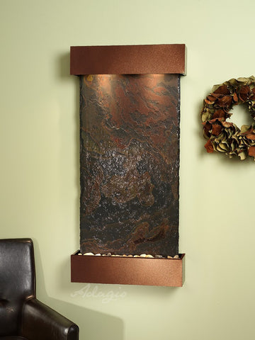 Wall Fountain - Whispering Creek - Multi-Color Slate - Woodland Brown - wcs3704