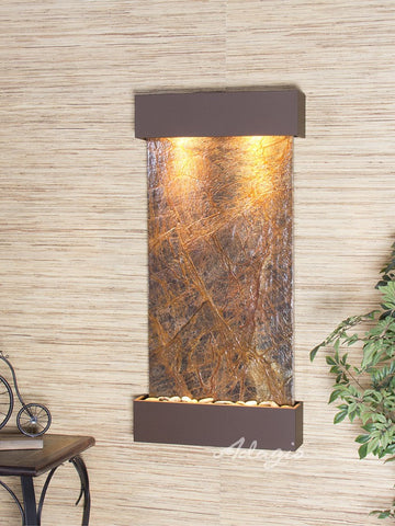 Wall Fountain - Whispering Creek - Rainforest Brown Marble - Woodland Brown - wcs3706