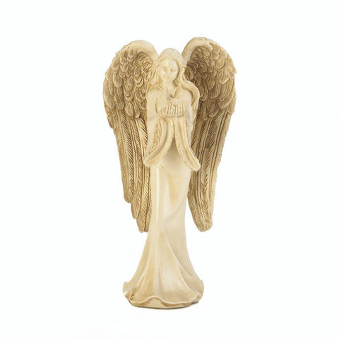 Angel Carrying Dove Figurine