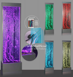 Free Standing Bubble Wall - Open - Stainless Steel - bwfso805