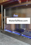 12 Foot Indoor Floor Partition Glass Water Wall - DTCG360FF-X