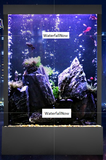 Fish Tank Water Wall Aquarium - RGB LED - Free-Standing - Double Sided