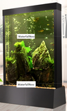 Fish Tank Water Wall Aquarium - RGB LED - Free-Standing - Double Sided