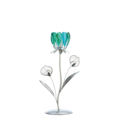 Peacock Bloom Candle Holder