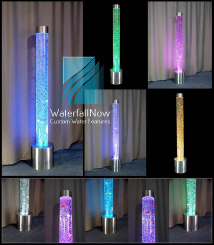 Sensory LED Bubble Columns - Color Changing Remotes - sbc180c
