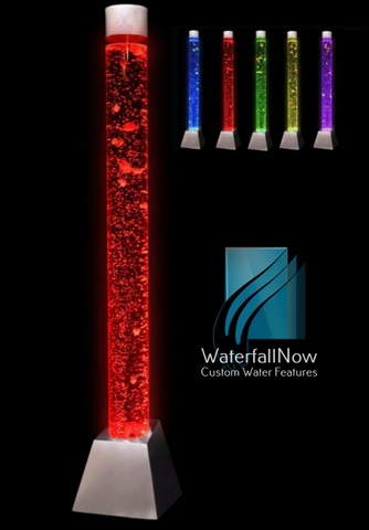 Sensory LED Bubble Pillar - Colour Changing Remote - sbc180s