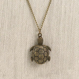 Turtle Necklace Timepiece