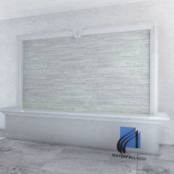 Custom Waterwall - Splitface marble - Keystone