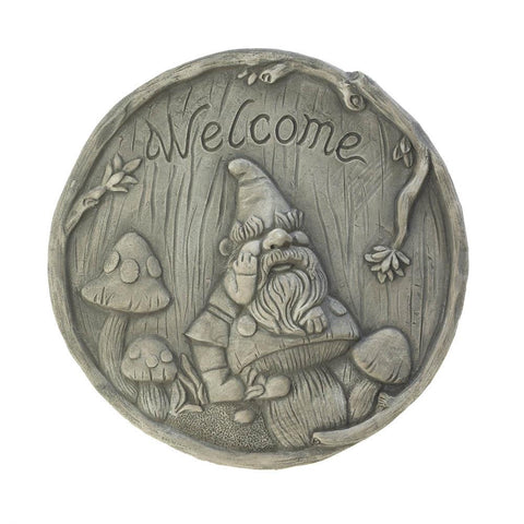 Welcome Gnome Stepping Stone